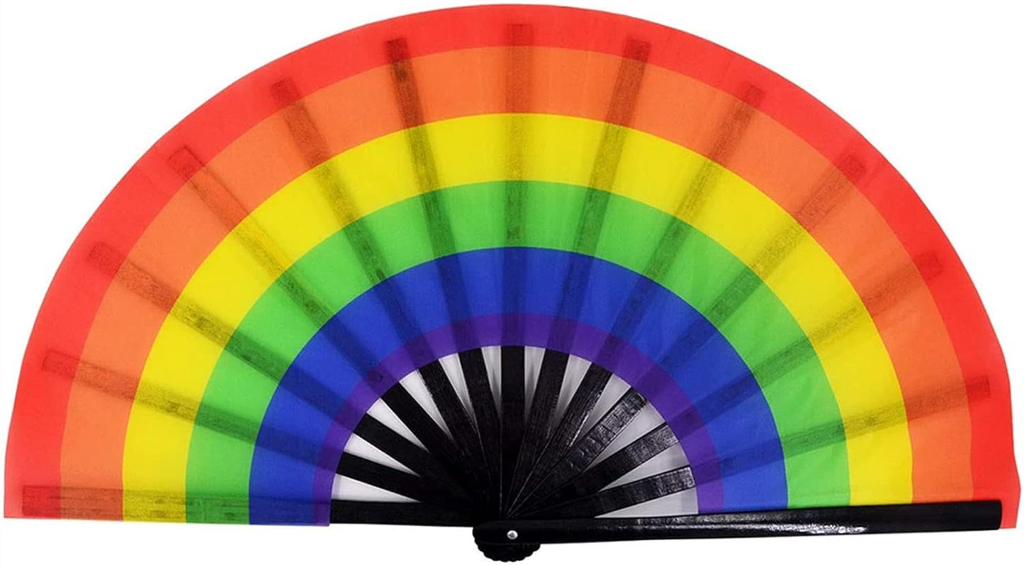 Large Rainbow Fan