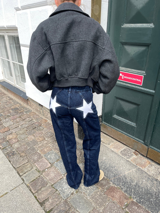 White Starflare Dark Jeans