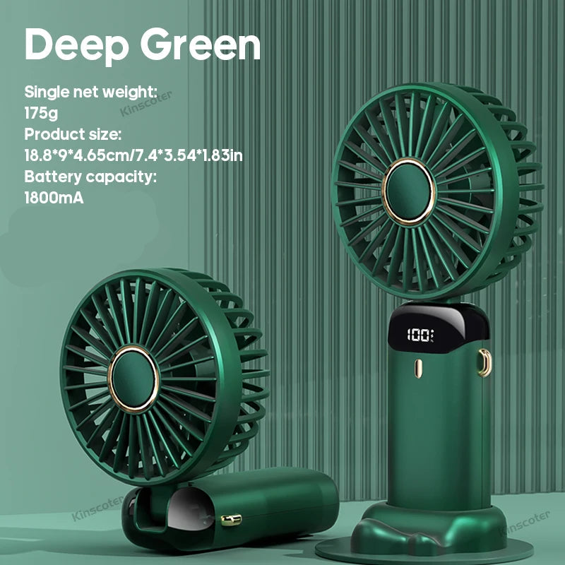 Foldable Fan with Phone Stand