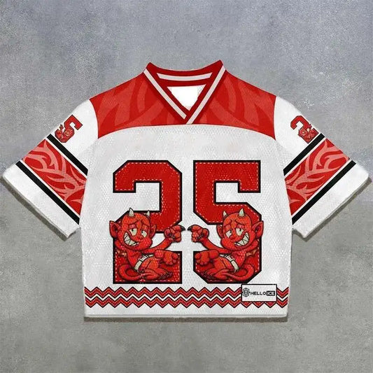 #25 Devil American Football Shirt
