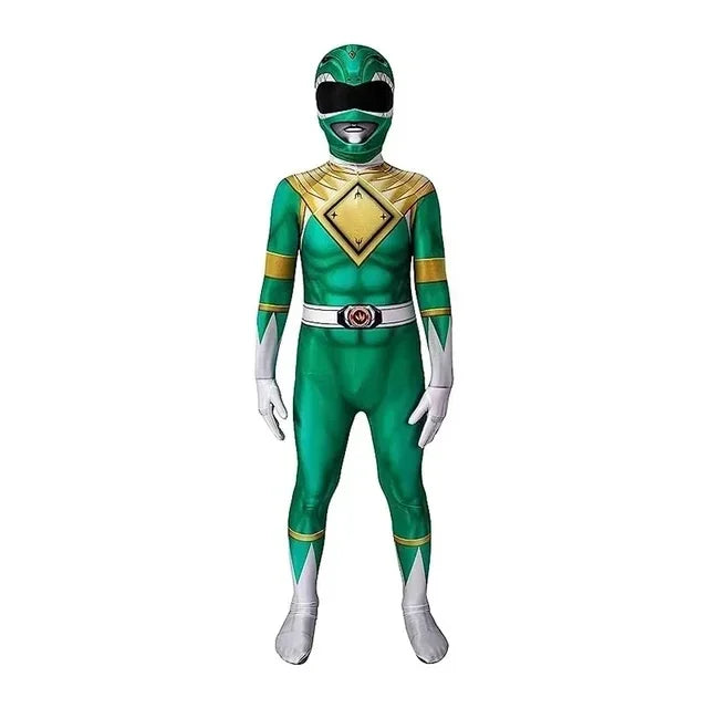 Green Power Rangers Costume for Kids