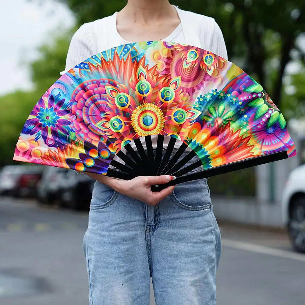 Trippy Flower Fan