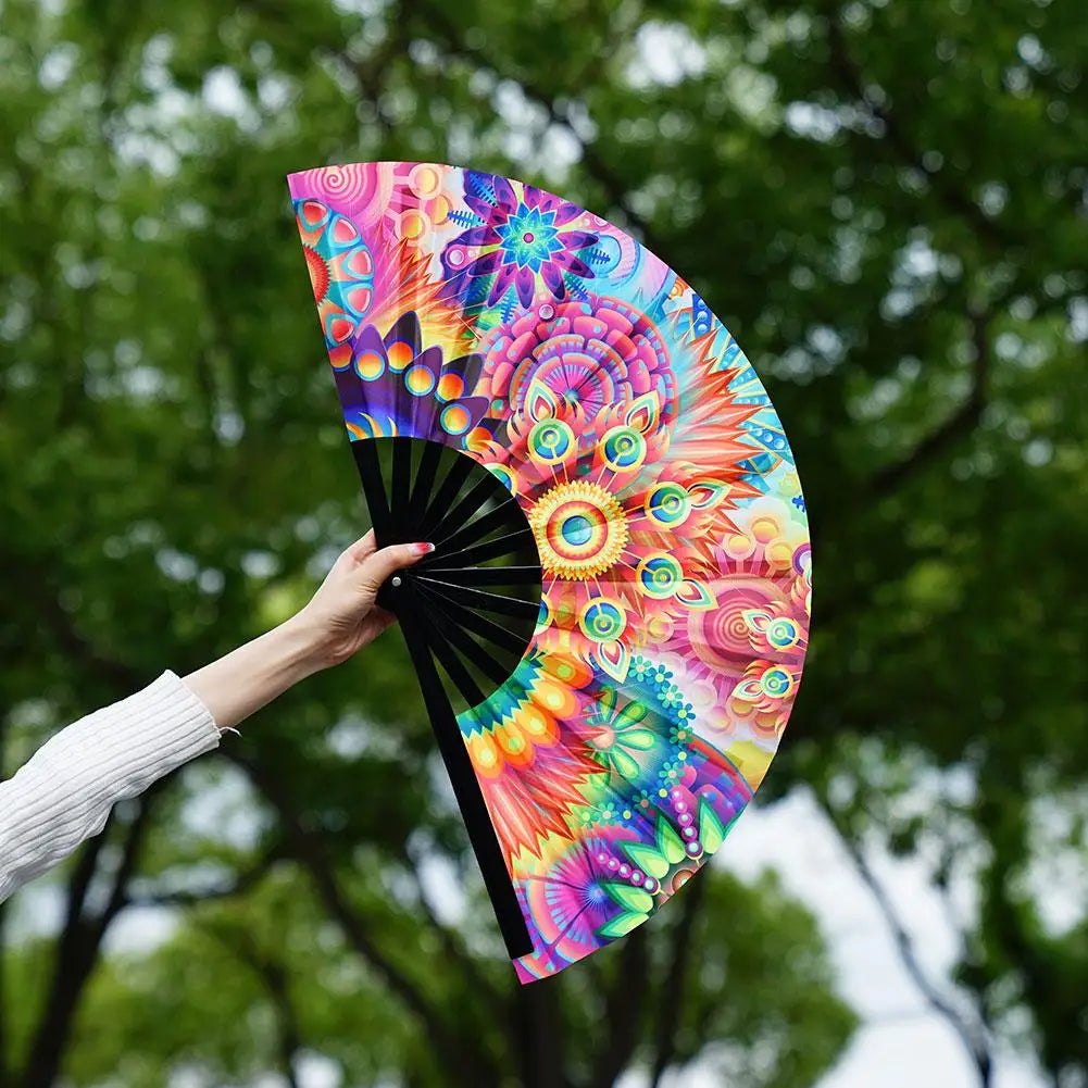 Trippy Flower Fan