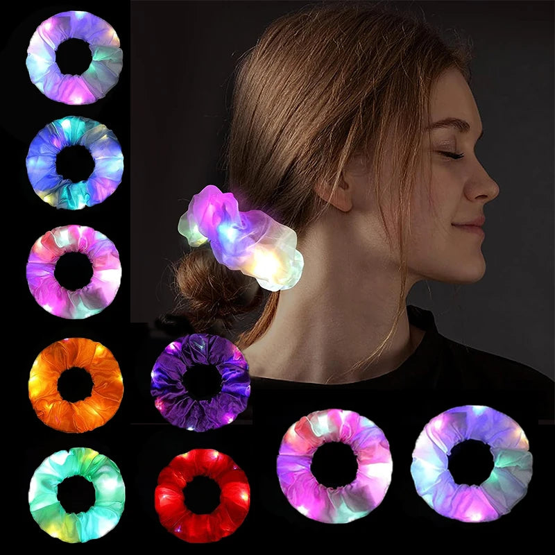 Glowing Scrunchies