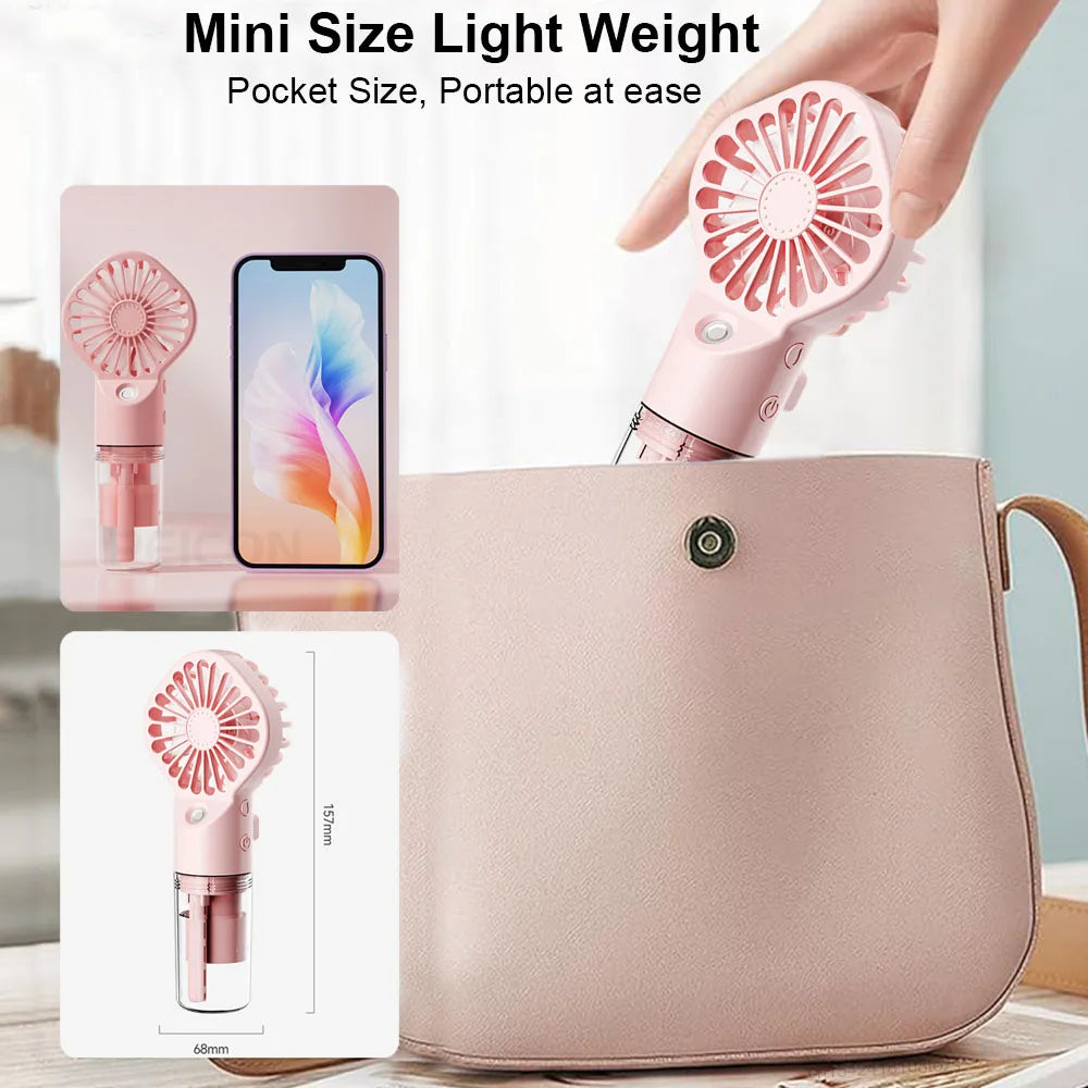 Portable Mini Humidifier Fan