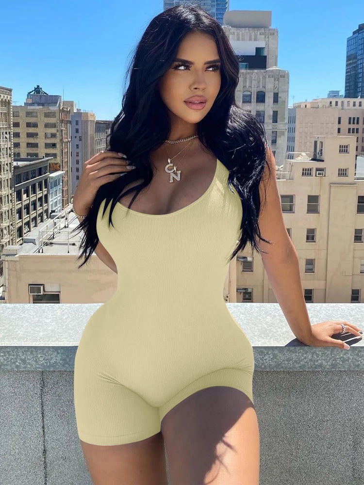 Bright Bodycon Jumpsuit