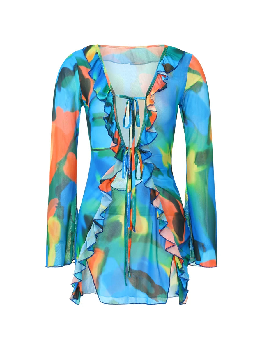 Serena Skies Mini Dress