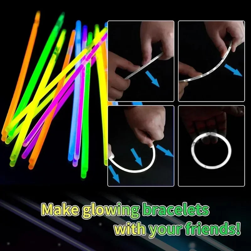 100pcs Glow Sticks