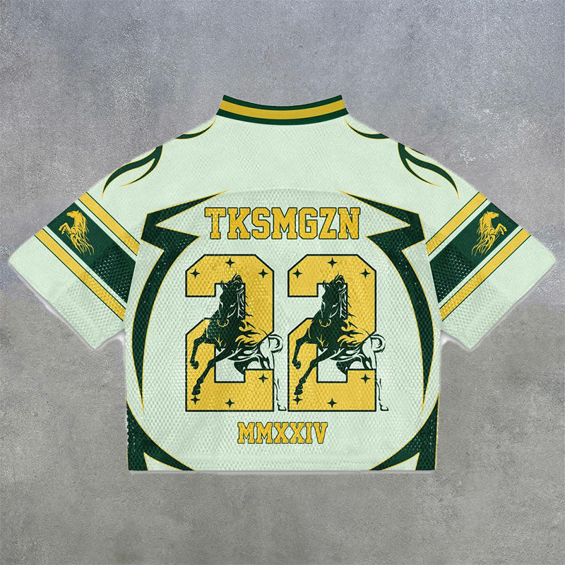 #22 Horses American Football Shirt