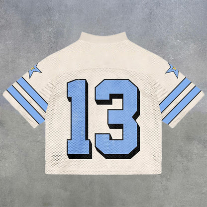 #13 Flower American Football Shirt