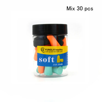 Mix 30pcs Foam Earplugs