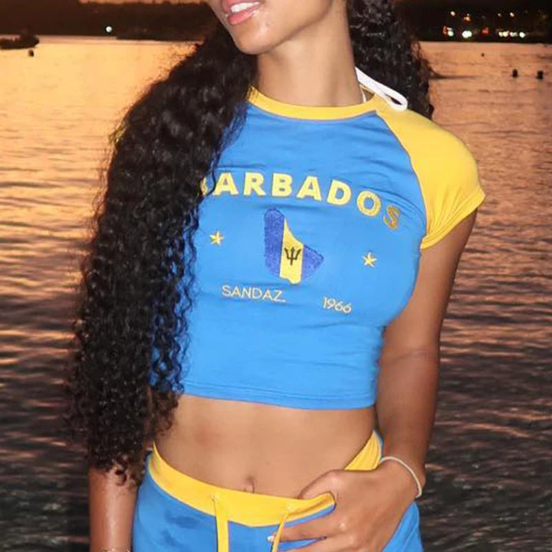 Barbados Crop Top