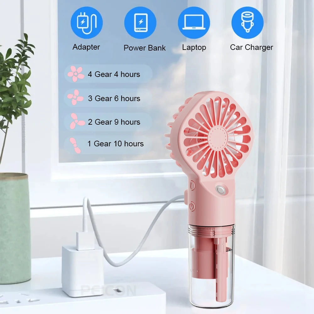Portable Mini Humidifier Fan