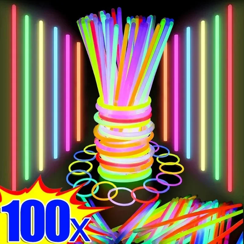 100pcs Glow Sticks
