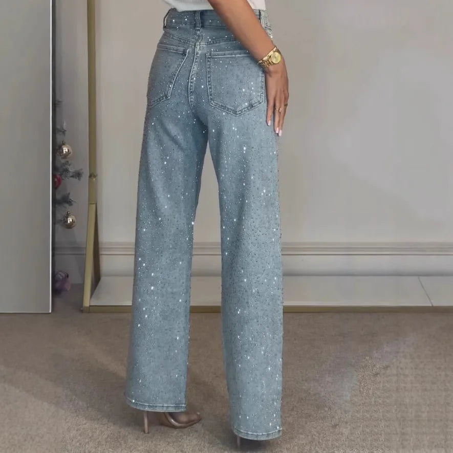 Straight Glimmer Jeans