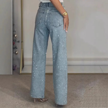 Straight Glimmer Jeans