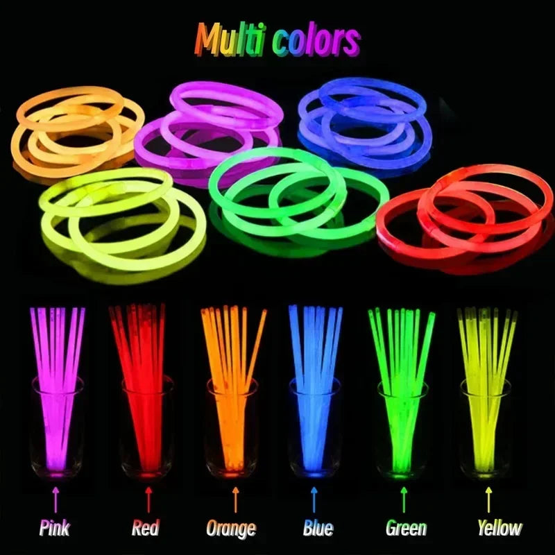 100pcs Glow Sticks