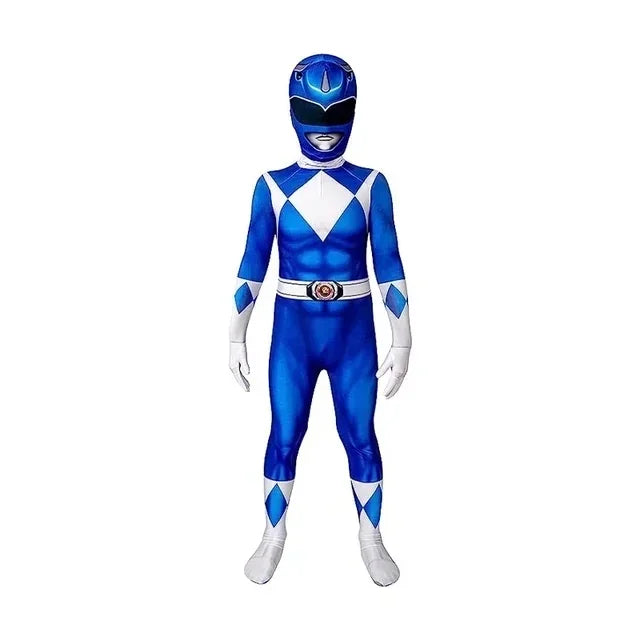 Blue Power Rangers Costume for kids