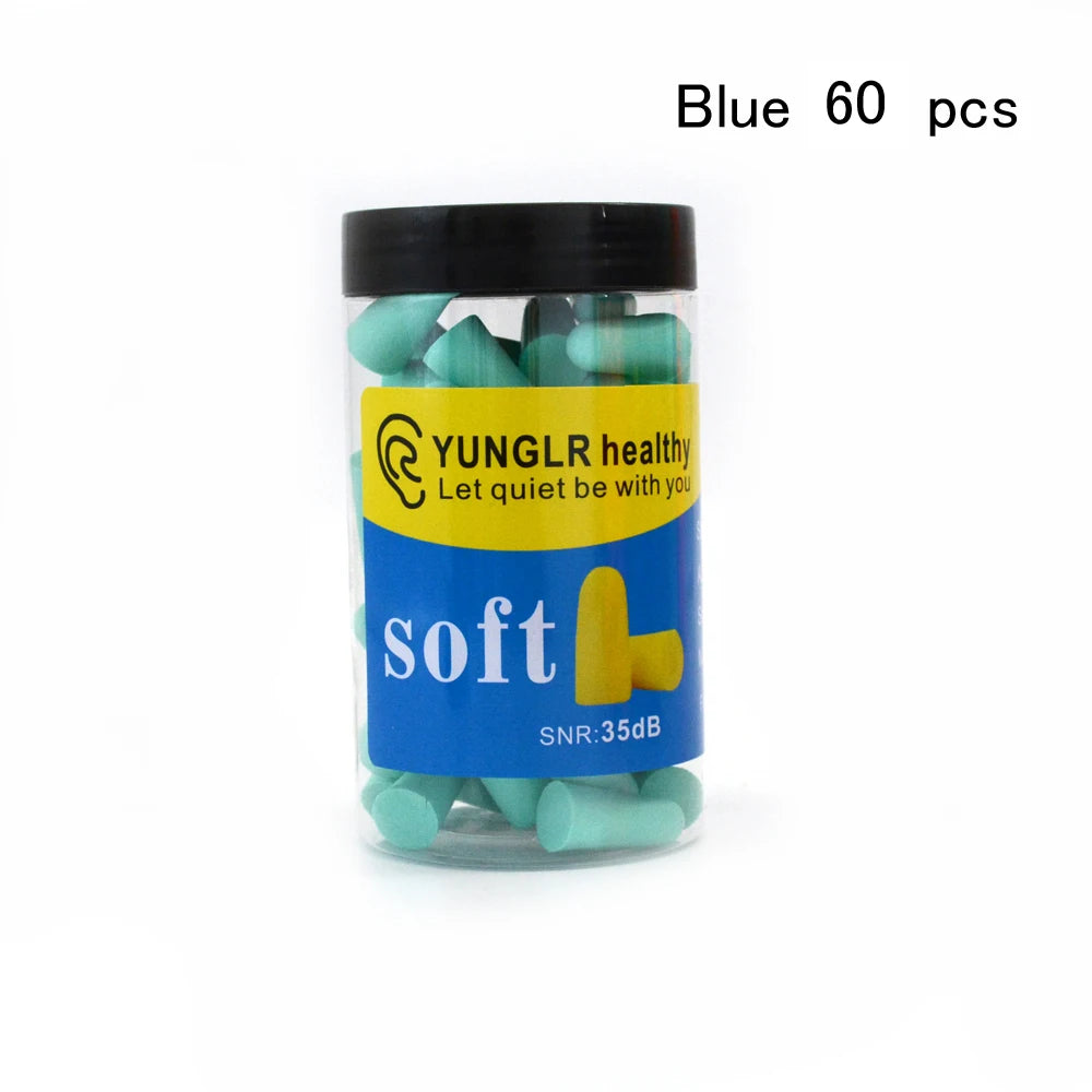 60pcs Foam Earplugs
