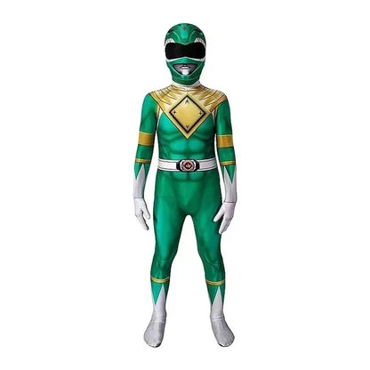 Green Power Rangers Costume for Kids