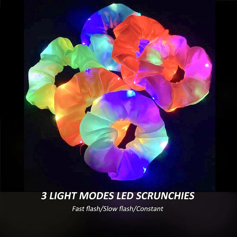 Glowing Scrunchies