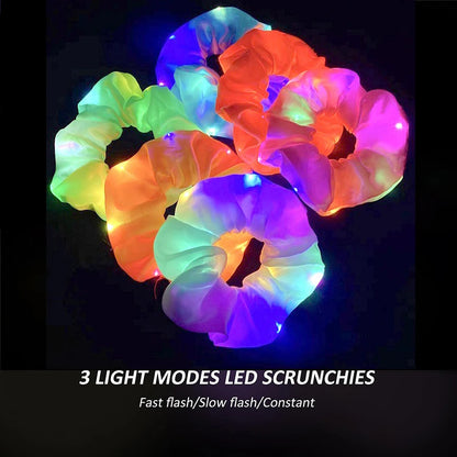 Glowing Scrunchies