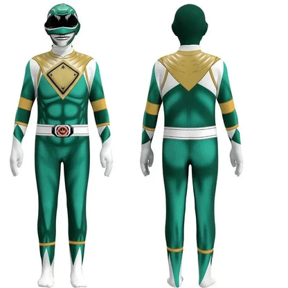 Green Power Rangers Costume for Kids