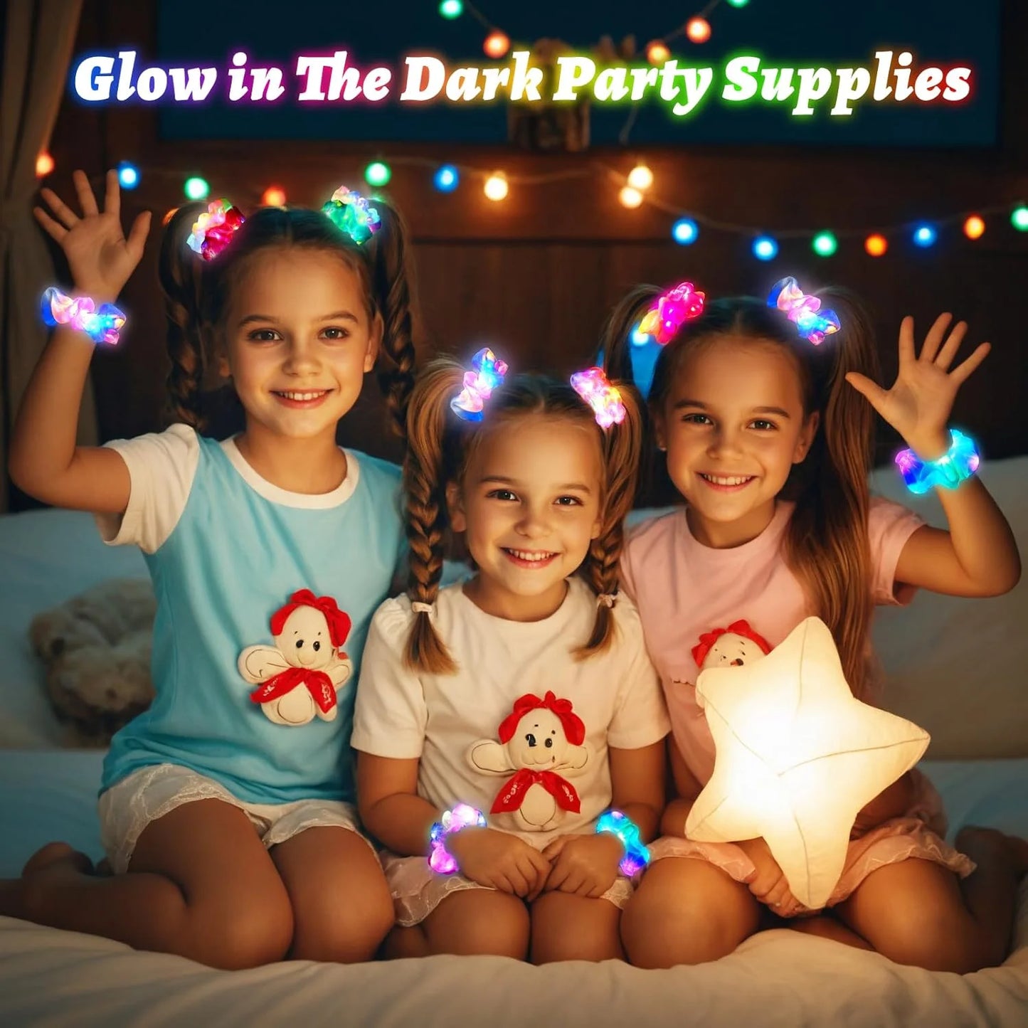 Glowing Scrunchies