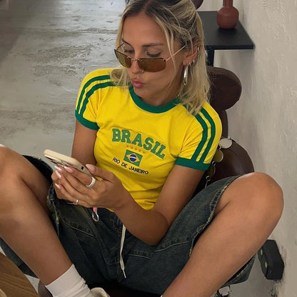 Brasil Crop Top