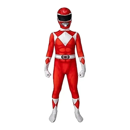 Red Power Rangers Costume for Adults