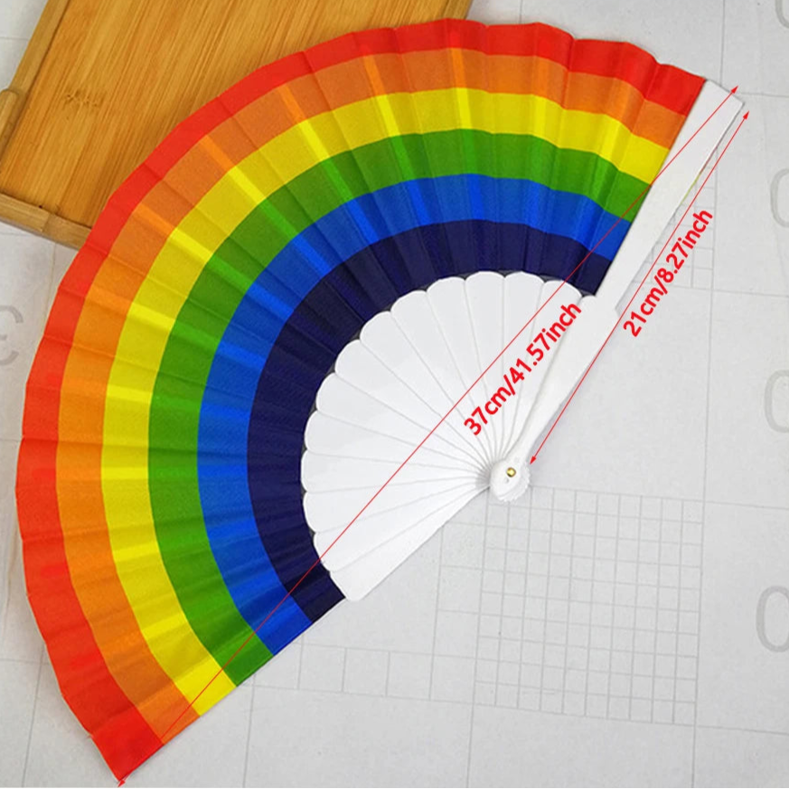 Small Rainbow Fan