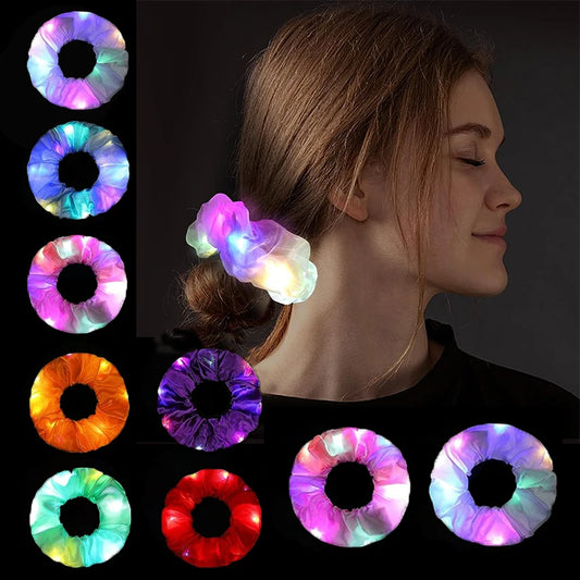 Glowing Scrunchies