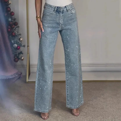 Straight Glimmer Jeans