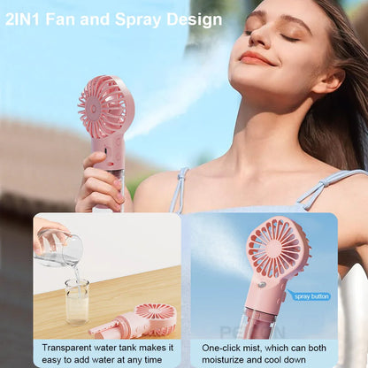 Portable Mini Humidifier Fan