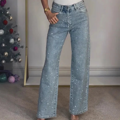 Straight Glimmer Jeans