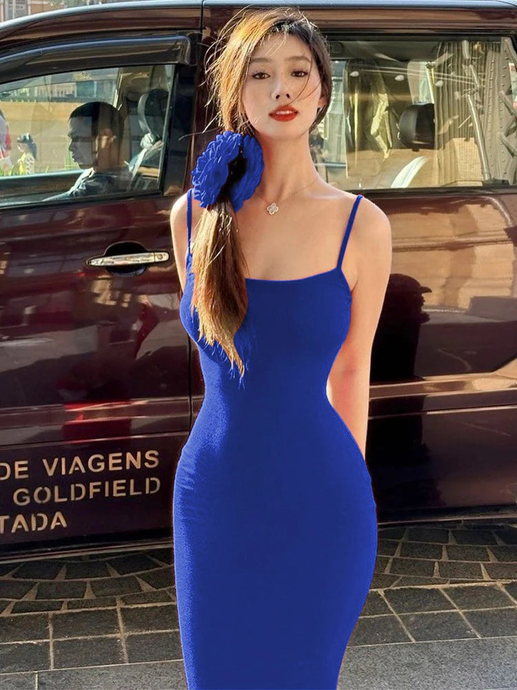 Blue Bodycon Dress