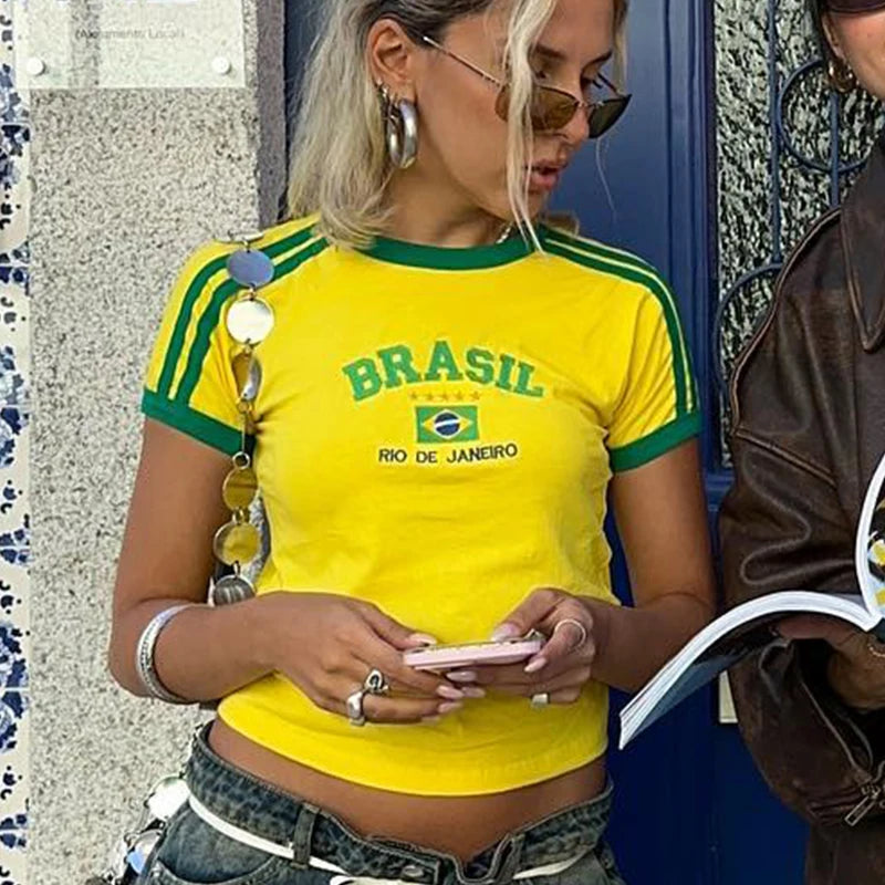 Brasil Crop Top