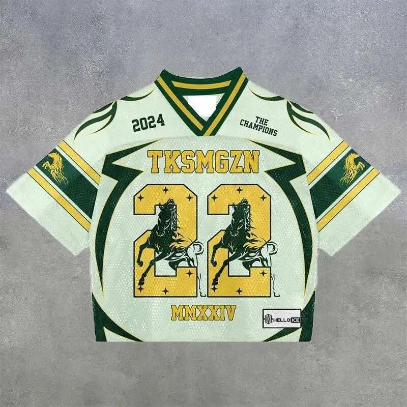 #22 Horses American Football Shirt