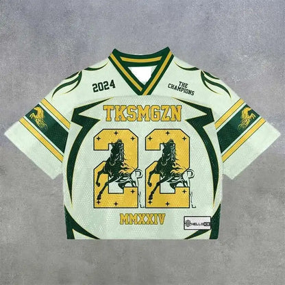 #22 Horses American Football Shirt