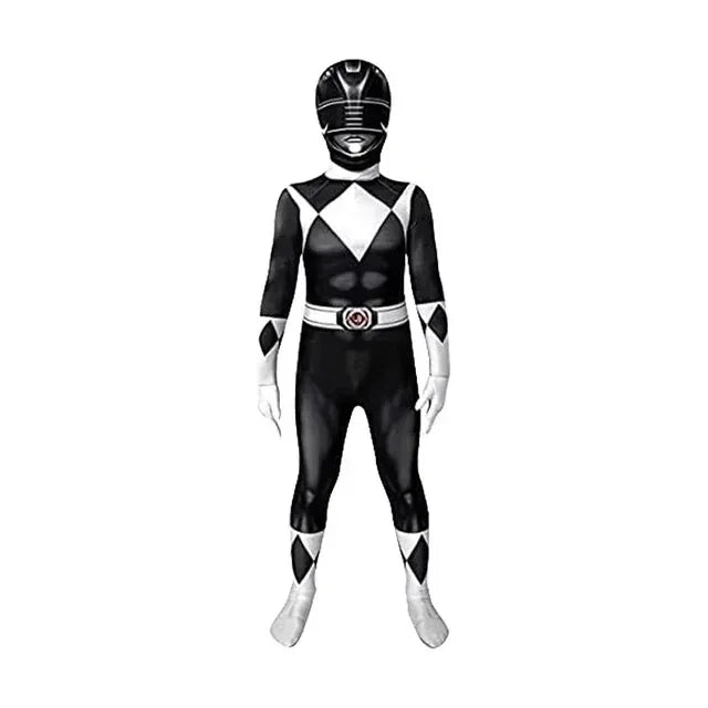 Black Power Rangers Costume for Adults