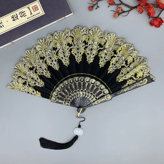 Black/Gold Vintage Fan
